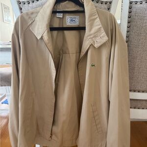 Lacoste Khaki Zip-Up Jacket